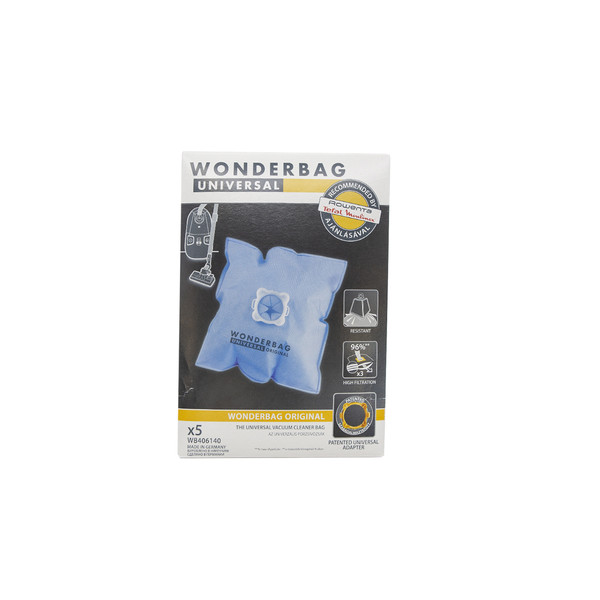 Набор универсальных одноразовых мешков Wonderbag Universal WB406140 для пылесосов Rowenta, Moulinex и др. (5 шт)