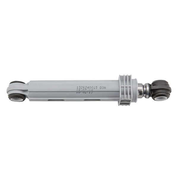 Амортизатор для пральної машини AEG, Electrolux, 80N (отв. 11 мм, L=170 мм), квадратні ребра, сірий (Італія) - 1326240015
