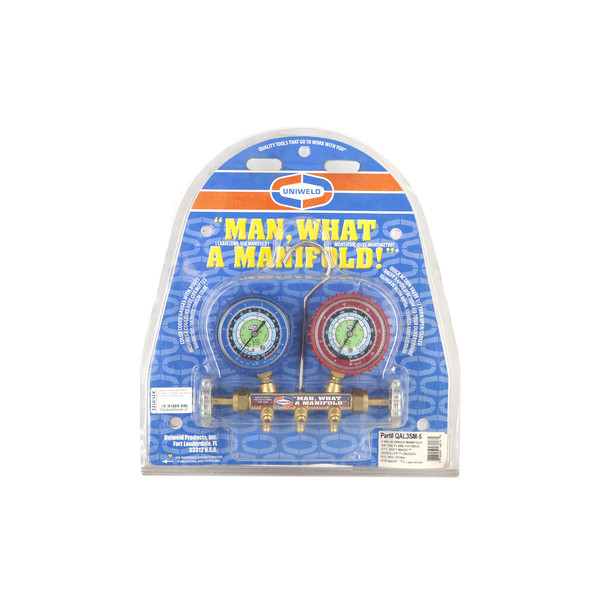 Колектор Uniweld QAL3SM-5 (0-21 бар + 0-35 бар) під фреони R-12, R-22, R-134a (США)