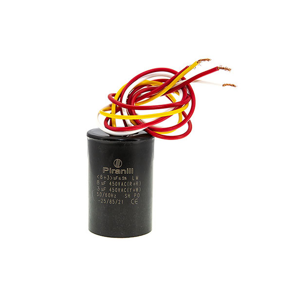 Конденсатор CBB60 8+3 мкФ, 450V (двойной)