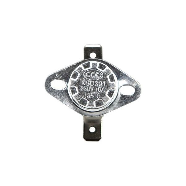 Термореле KSD 301 (165°C 10A, 250V) с кнопкой