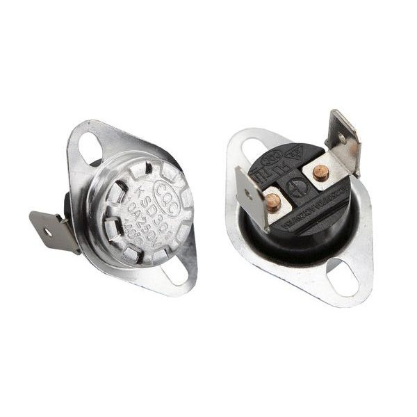Термореле KSD 301 (140°C 10A, 250V) ніжки вниз