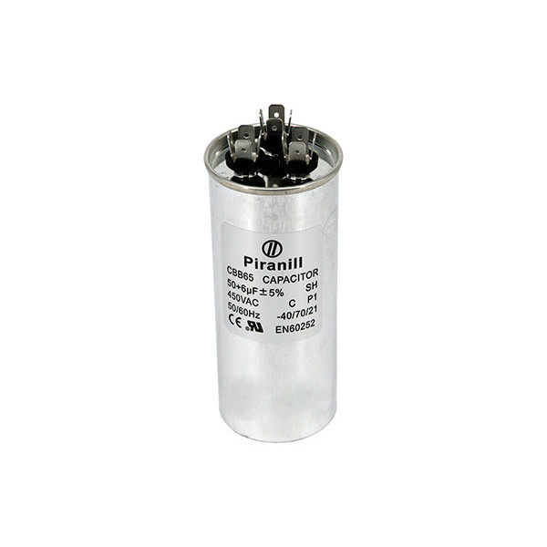 Конденсатор CBB65 50+6 мкф 450V (двойной)