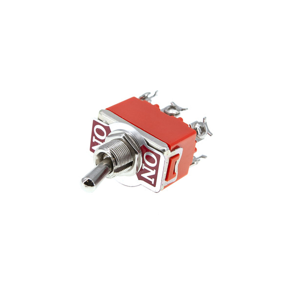 Тумблер 1321 (250V 15A), 2 позиції, 6 контактів під болт