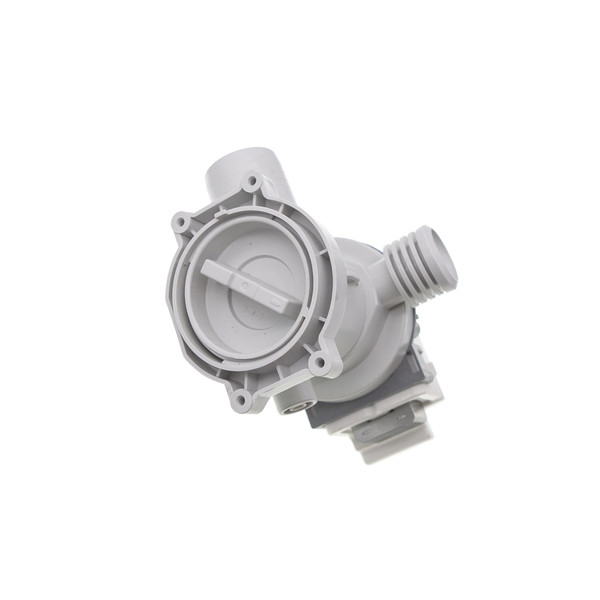 Насос для стиральной машины Ariston, Indesit (Hanyu B20-6AZC), с патрубком-переливом - C00085617 / C00050334 / 163AR14