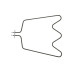 ТЭН для духовки Whirlpool, Bauknecht, 1150W, нижний (IRCA 8346R553) - 481225998421