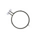 ТЭН конвекции для духовки Privileg, Zanussi, 2500W (196 мм) - RE0251 / 312CU04