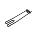 ТЭН 2000W L=292 мм для стиральной машины Indesit (Rester 07306, загнутый) - C00046976