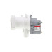 Насос для пральної машини Siemens, Bosch, з патрубком-"переливом" (Askoll 40W) - 00141326 / 00142154 / 00144487 / 163SI12