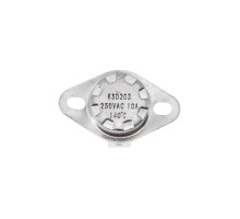 Термореле KSD 301 / KSD 303 (140°C 10A, 250V), с кнопкой, ножки вниз