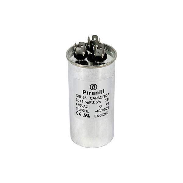 Конденсатор CBB65 35+1.5 мкф 450V (двойной)