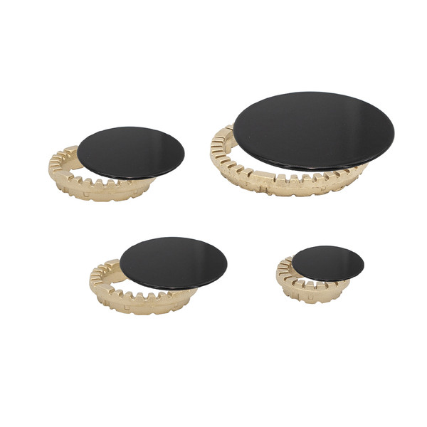 Комплект рассекателей+крышек для газовой плиты Ariston (4 шт) - C00053055