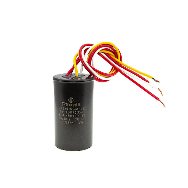 Конденсатор CBB60 12+6 мкФ, 450V (двойной)