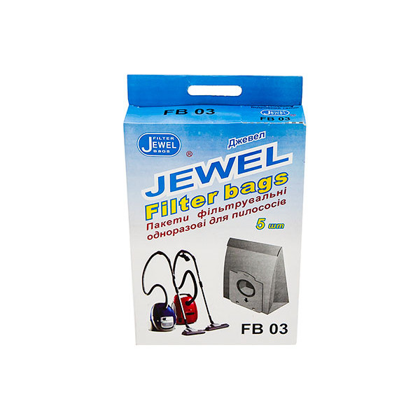 Мешок одноразовый Jewel FB-03 (комплект 5 шт)