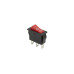 Кнопка KCD3 (250V, 15A) красная, 3 позиции, 3 контакта