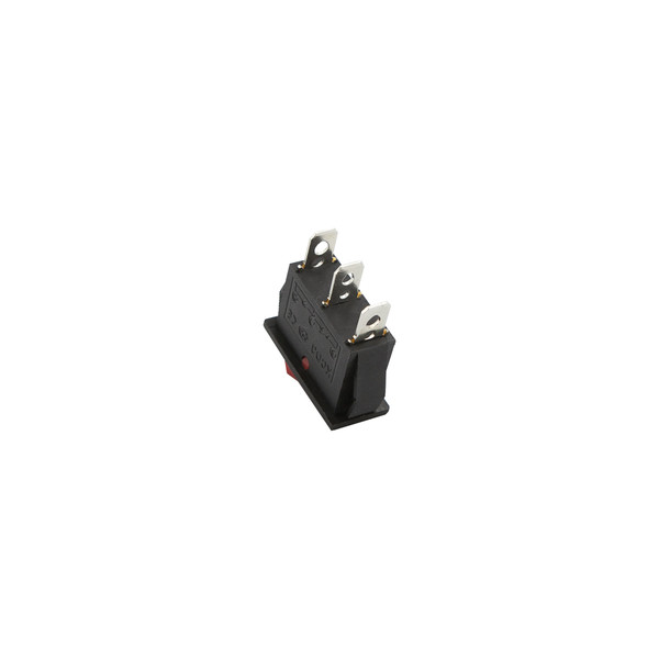 Кнопка KCD3 (250V, 15A) красная, 3 позиции, 3 контакта