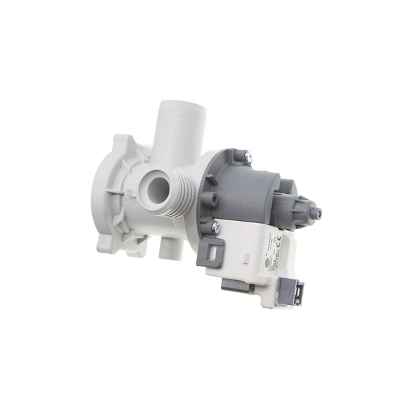 Насос для стиральной машины Ariston, Indesit (Hanyu B20-6AZC), с патрубком-переливом - C00085617 / C00050334 / 163AR14