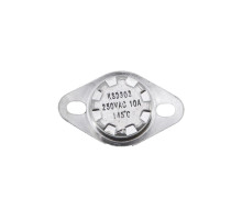 Термореле KSD 301 / KSD 303 (145°C 10A, 250V), с кнопкой, ножки вниз