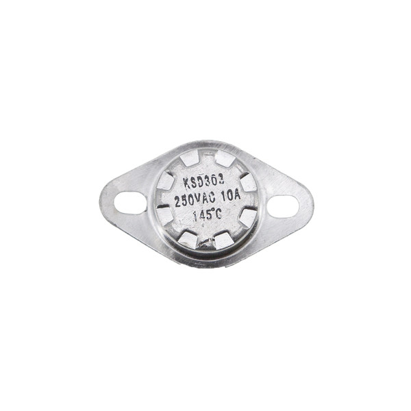 Термореле KSD 301 / KSD 303 (145°C 10A, 250V), с кнопкой, ножки вниз