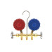 Коллектор Uniweld QS4L3H-5 (0-35 бар + 0-55 бар) под фреоны R-22, R-404a, R-410a (США)