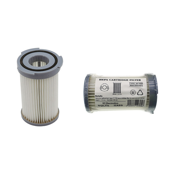 Фільтр HEPA для пилососа Electrolux (H=113 мм) - EF75B / 9001959494