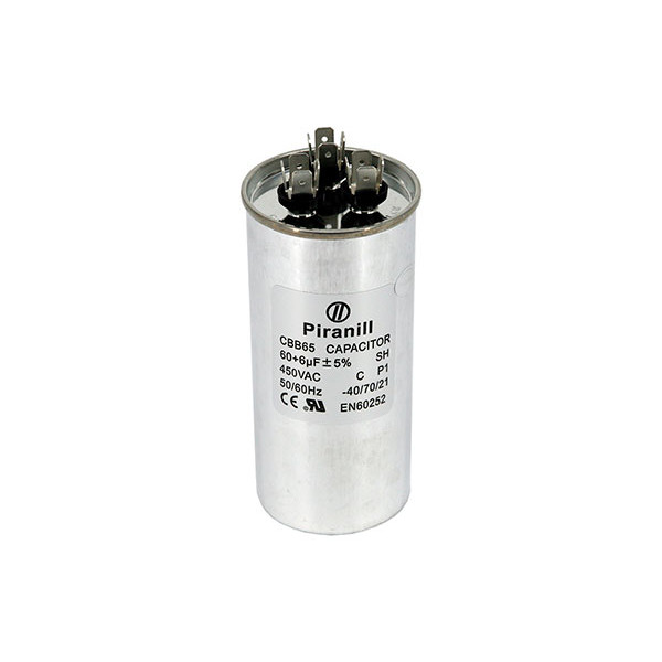 Конденсатор CBB65 60+6 мкф 450V (двойной)