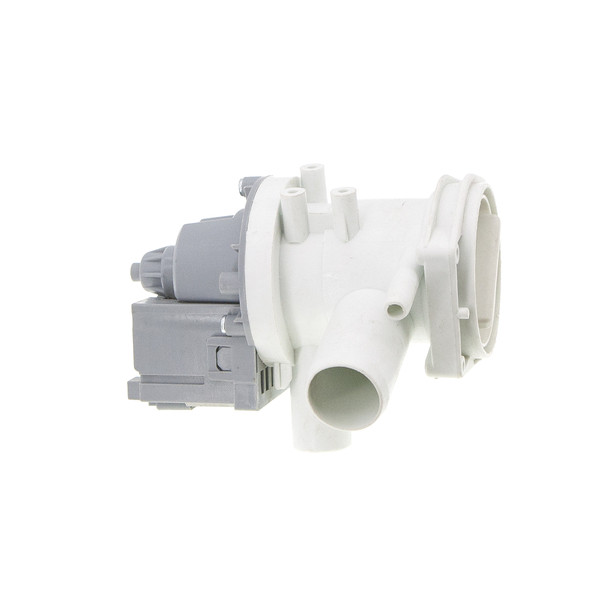 Насос для пральної машини Siemens, Bosch, з патрубком-"переливом" (Askoll 40W) - 00141326 / 00142154 / 00144487 / 163SI12