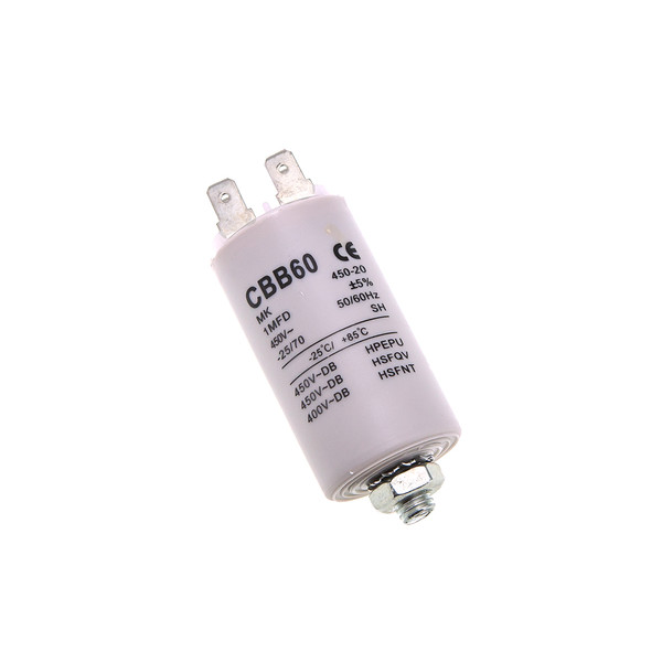 Конденсатор CBB60 1 мкФ 450V, с болтом