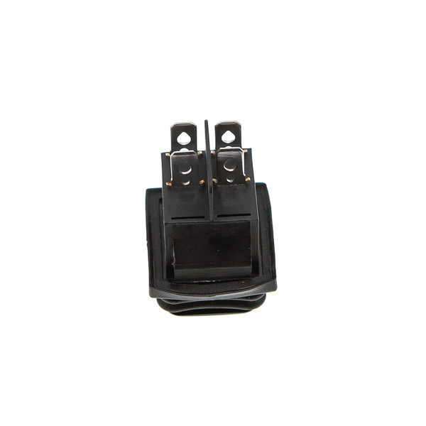 Кнопка KCD4 (250V, 16A) на 4 контакта, с защитой, черная