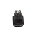 Кнопка KCD4 (250V, 16A) на 4 контакта, с защитой, черная