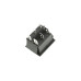 Кнопка KCD4 (250V, 15A) широкая черная, 3 позиции, 6 контактов