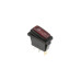 Кнопка KCD3 (250V, 15A) 3 контакта, с защитой, красная