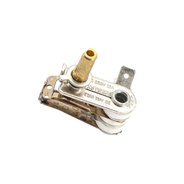 Термореле KST820B, 250V 16A, 210°C, коротка ручка (ніжки 2х90°)