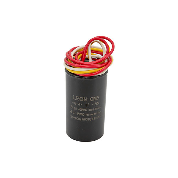 Конденсатор CBB60 8+4 мкФ, 450V двойной (Leon One)