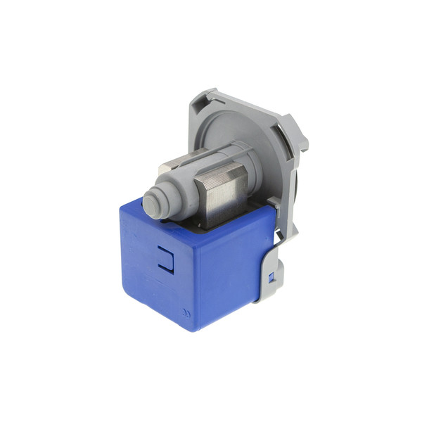 Насос (котушка) для пральної машини Siemens, Bosch (GRE 33W), 4 клямки, клемник під фішку зверху - 00143370 / 00142370 / 00141896 / 00141874 / 163SI16