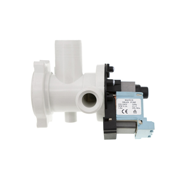 Насос для стиральной машины Ariston, Indesit (Mainox 30W), с патрубком-переливом - C00085617 / C00050334 / 163AR14