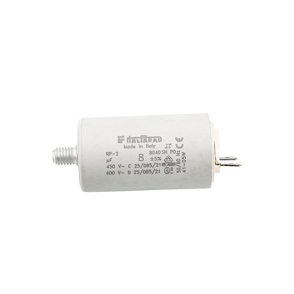Конденсатор CBB60 8 мкФ 450V, с болтом