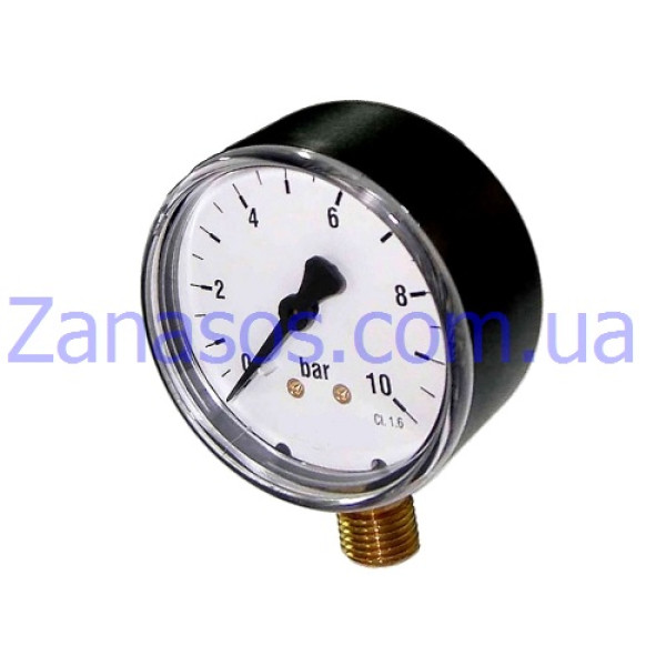Манометр компресора 1/4 дюйма, 10 Бар