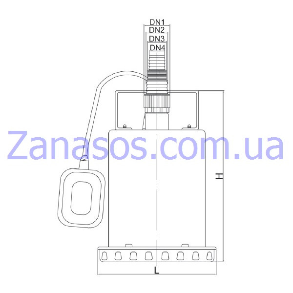 Насос дренажный Euroaqua QDS250