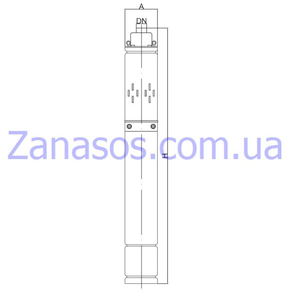 Скважинный насос Euroaqua 3QGD0.8-30-0.28