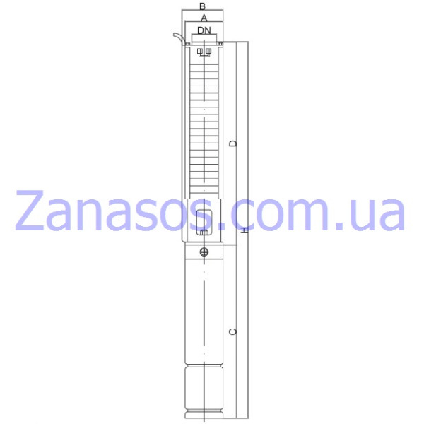 Скважинный насос Euroaqua 4SPM2-22
