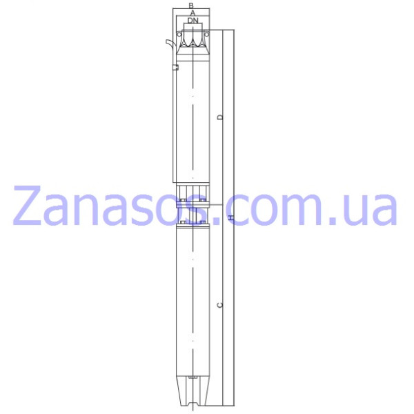 Скважинный насос Euroaqua 6SR18/11
