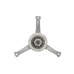Крестовина для стиральной машины Indesit, Ariston (с узлом, низкий вал) - C00037028 / 143826 / cod. 014 / 168ID08