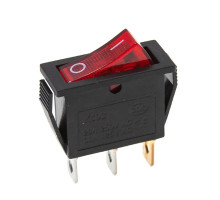 Кнопка KCD3 (250V, 20A) рычаг из латуни, 3 контакта