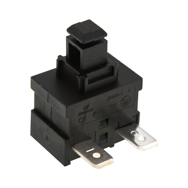 Кнопка питания Jinghan JHAN-1 (250V 10A) для пылесоса Electrolux, Samsung (аналог 4055009932 / 3403-001124)