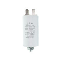 Конденсатор робочий CBB60 10 мкФ 450V, с болтом (клеммы)