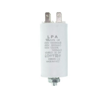 Конденсатор робочий CBB60 10 мкФ 450V, с болтом (клеммы)