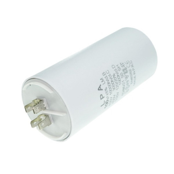 Конденсатор робочий CBB60 100 мкФ 450V, с болтом (клеммы)