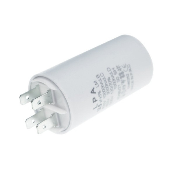 Конденсатор робочий CBB60 12.5 мкФ 450V, с болтом (клеммы)