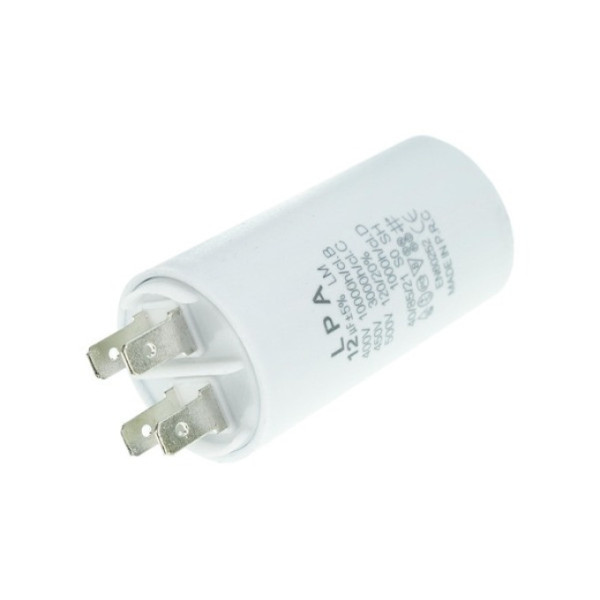 Конденсатор робочий CBB60 12 мкФ 450V, с болтом (клеммы)